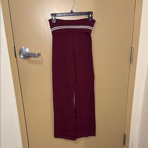 Fold-Over Sweater Pant
